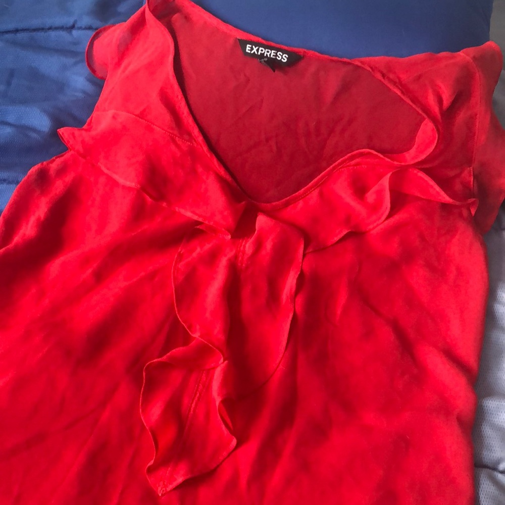 Flowy ruffle top from Express